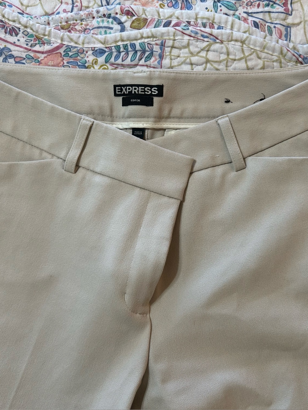 Express Women’s  Dress Pants — Cream Beige- 10s